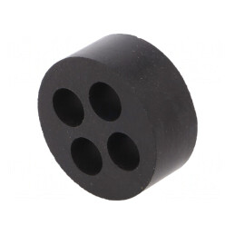 Insert Presetupă 9mm M40 IP54 Cauciuc NBR 4 Orificii | Electronic-mag.ro | Componente Electronice