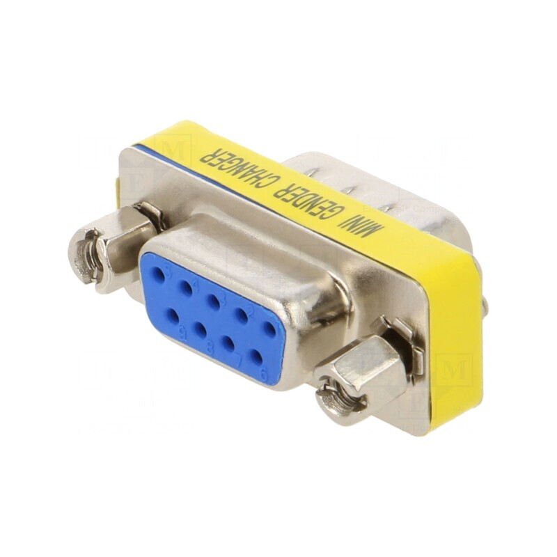 Adaptor D-Sub 9 pin Tată-Mamă | Electronic-mag.ro | Componente Electronice
