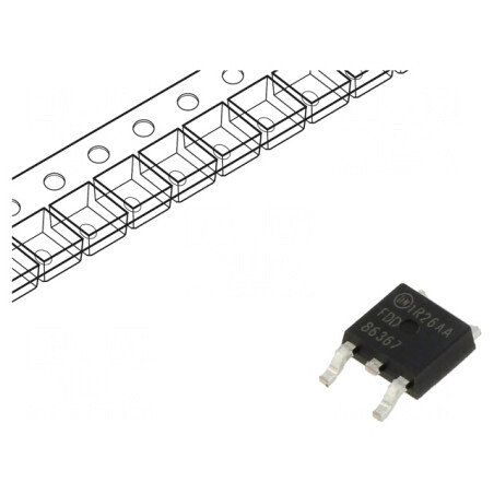 N-MOSFET Tranzistor 80V 100A 227W DPAK | Electronic-mag.ro | Componente Electronice