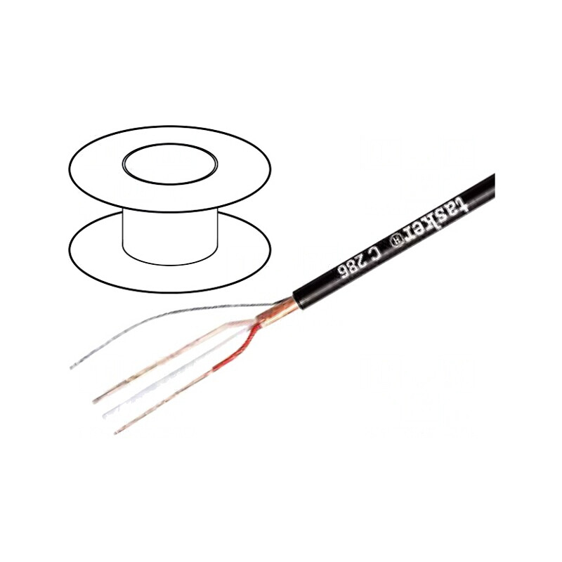 Cablu Microfon Alb OFC 2x0,22mm² | Electronic-mag.ro | Componente Electronice