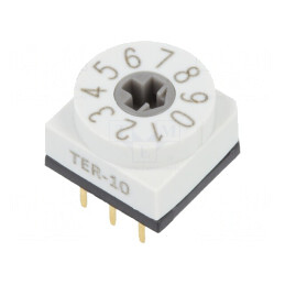 Întrerupător Codificare DEC/BCD 10 Poz THT 80mΩ | Electronic-mag.ro | Componente Electronice