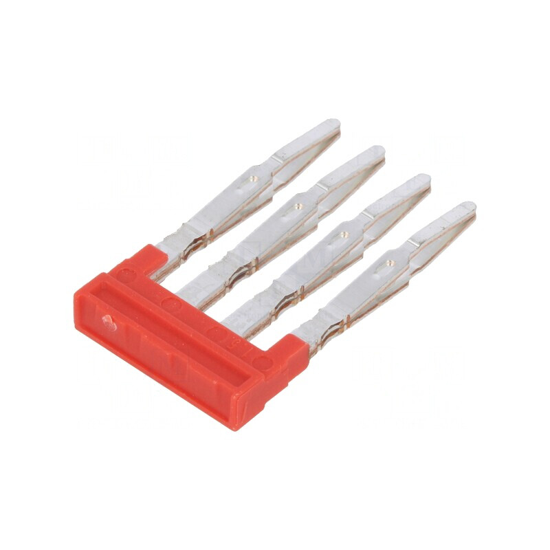 Punte cu șuruburi 4 piste roșie seria A | Electronic-mag.ro | Componente Electronice