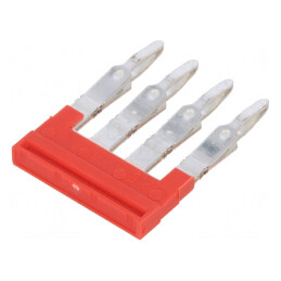 Punte cu șuruburi roșie 4 piste seria A | Electronic-mag.ro | Componente Electronice
