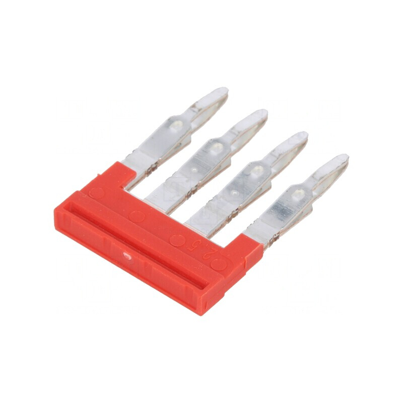 Punte cu șuruburi roșie 4 piste seria A | Electronic-mag.ro | Componente Electronice