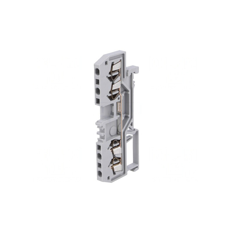 Conector de Îmbinare Șine 1,5mm² 4 Borne Gri TS35 800V | Electronic-mag.ro | Componente Electronice