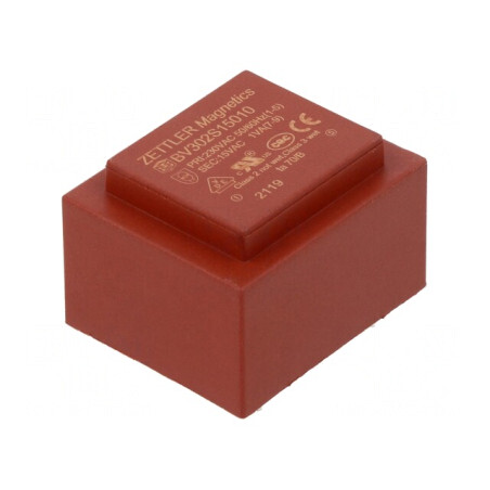 Transformator Încapsulat 1VA 230V AC 15V 66mA PCB | Electronic-mag.ro | Componente Electronice