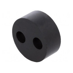 Insert Presetupă 9mm M40 IP54 Cauciuc NBR 2 Orificii | Electronic-mag.ro | Componente Electronice
