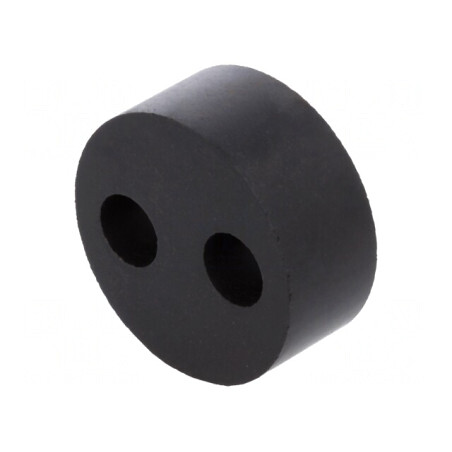 Insert Presetupă 9mm M40 IP54 Cauciuc NBR 2 Orificii | Electronic-mag.ro | Componente Electronice