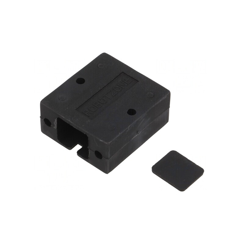 Suport Negru Mat pentru Fixare Plastic 19,6mm | Electronic-mag.ro | Componente Electronice Suport Negru Mat pentru Fixare Plastic 19,6mm | Electronic-mag.ro | Componente Electronice