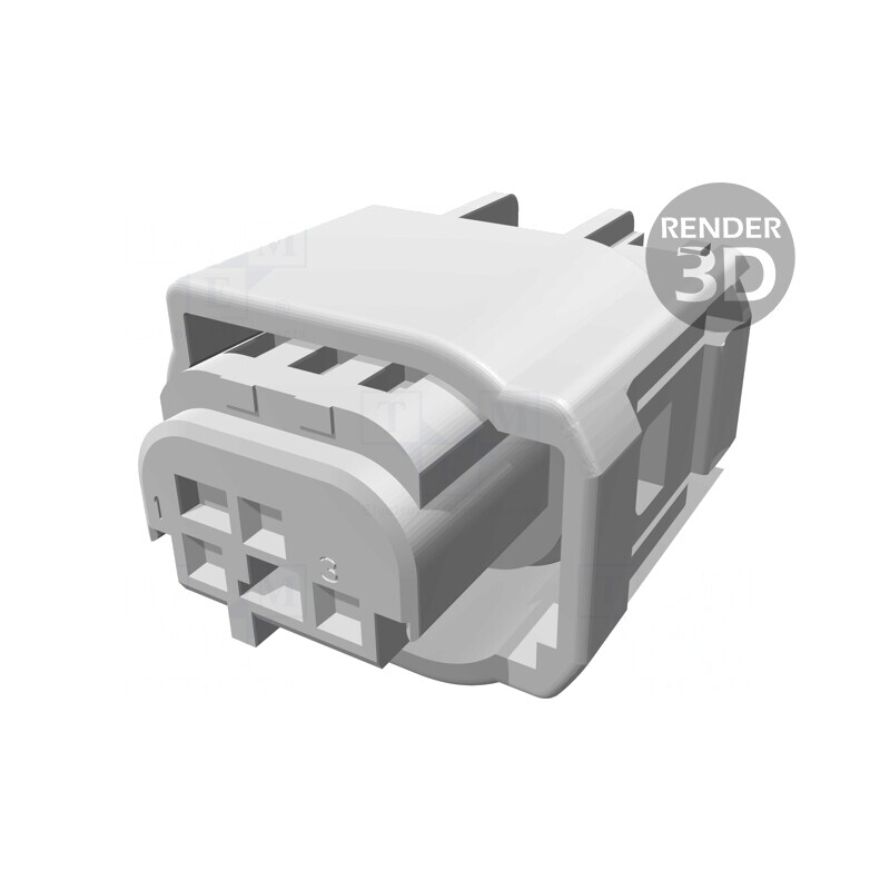 Conector automotive MQS mamă 3 pini crimpat pe cablu | Electronic-mag.ro | Componente Electronice Conector automotive MQS mamă 3 pini crimpat pe cablu | Electronic-mag.ro | Componente Electronice