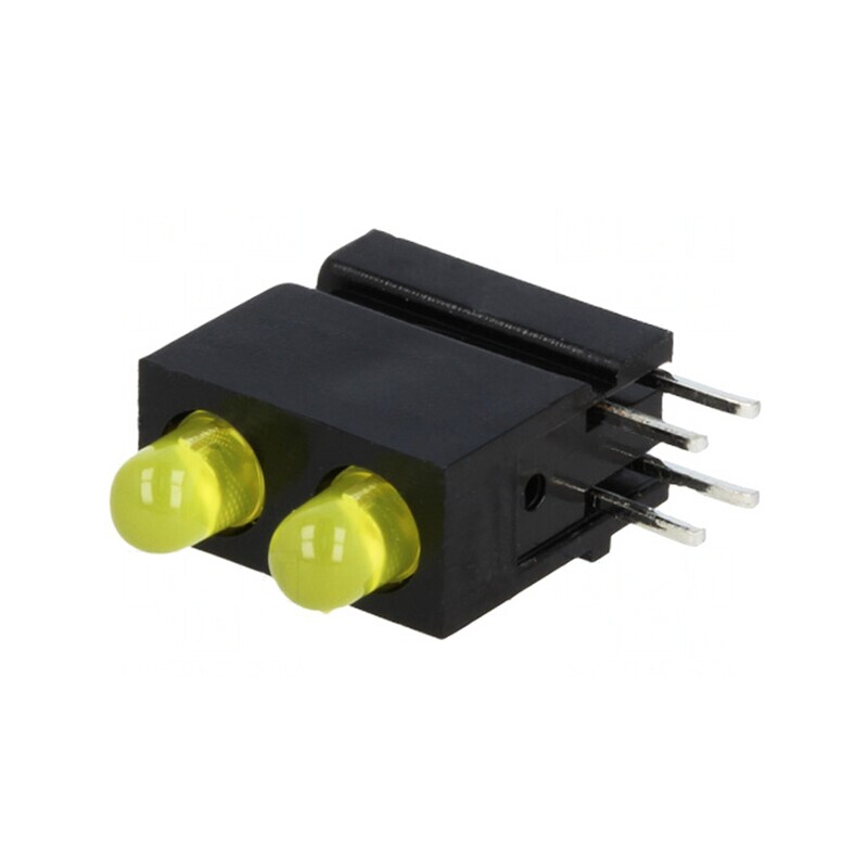 LED Galben 3mm 20mA 60° 1,2-4mcd | Electronic-mag.ro | Componente Electronice