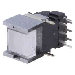 Comutator Tastatură DPST-NO 12V LED Roșu | Electronic-mag.ro | Componente Electronice