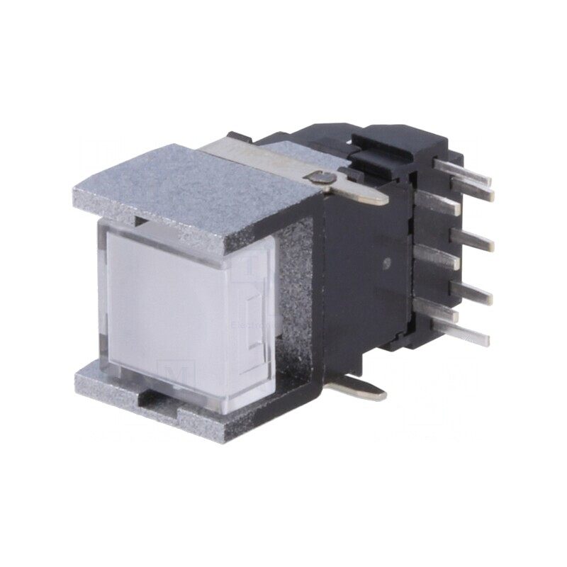 Comutator Tastatură DPST-NO 12V LED Roșu | Electronic-mag.ro | Componente Electronice