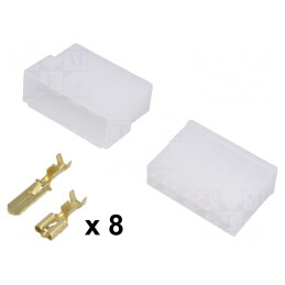 Terminal Plat Izolat Crimpat pe Cablu 2,5mm2 | Electronic-mag.ro | Componente Electronice