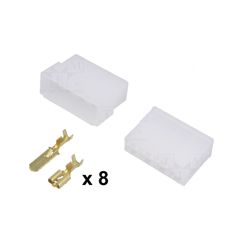 Terminal Plat Izolat Crimpat pe Cablu 2,5mm2 | Electronic-mag.ro | Componente Electronice