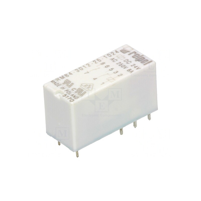 Releu Electromagnetic DPDT 24VDC 8A PCB | Electronic-mag.ro | Componente Electronice Releu Electromagnetic DPDT 24VDC 8A PCB | Electronic-mag.ro | Componente Electronice
