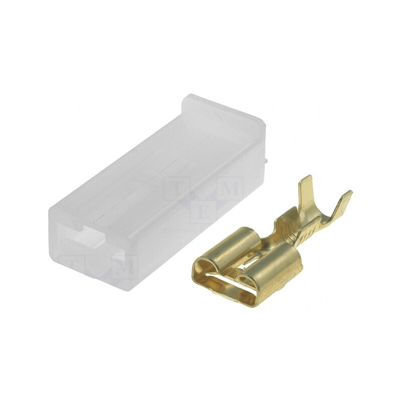 Set 10 Terminale Mamă 6.3mm cu Protecție | Electronic-mag.ro | Componente Electronice