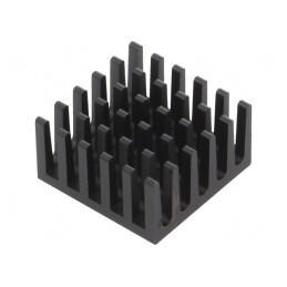 Radiator cu aripioare BGA negru 21x21mm | Electronic-mag.ro | Componente Electronice