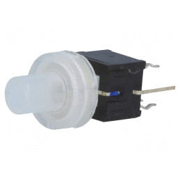 Comutator Tastatură DPDT cu LED Incolor THT | Electronic-mag.ro | Componente Electronice