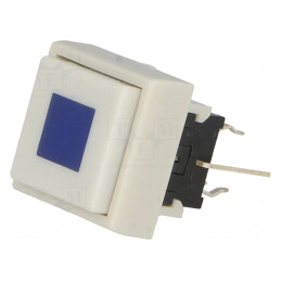 Comutator Tastatură DPDT cu LED Albastru | Electronic-mag.ro | Componente Electronice