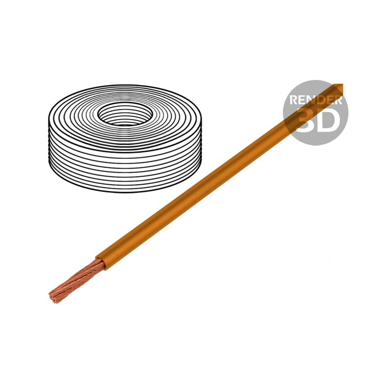 Cablu Electric 1x1,5mm2 Cu PVC Portocaliu | Electronic-mag.ro | Componente Electronice Cablu Electric 1x1,5mm2 Cu PVC Portocaliu | Electronic-mag.ro | Componente Electronice