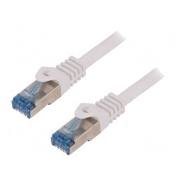 Patch Cord S/FTP Cat 6a LSZH Gri 250mm 26AWG | Electronic-mag.ro | Componente Electronice