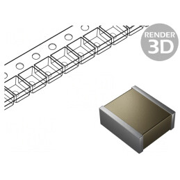 Condensator ceramic SMD 100nF 1,5kV X7R 2225