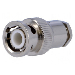 Mufă BNC tată drept 50Ω cablu PTFE | Electronic-mag.ro | Componente Electronice
