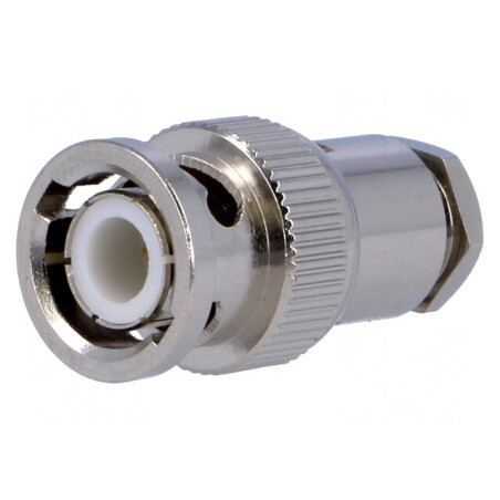 Mufă BNC tată drept 50Ω cablu PTFE | Electronic-mag.ro | Componente Electronice