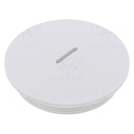 Capac de protecţie PG42 IP54 poliamidă gri | Electronic-mag.ro | Componente Electronice
