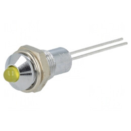 Lampă LED Galbenă Ø6,2mm IP40 pentru PCB | Electronic-mag.ro | Componente Electronice