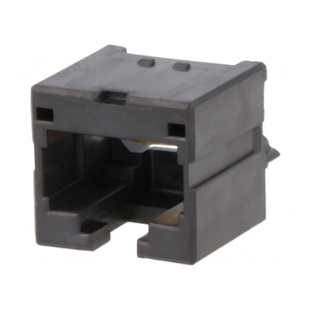 Soclu RJ45 8P8C Cat 6a pentru PCB THT Drept | Electronic-mag.ro | Componente Electronice
