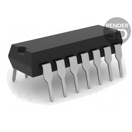 Optocuplor THT 4 Canale Tranzistor 5kV 50-600% 5mA | Electronic-mag.ro | Componente Electronice