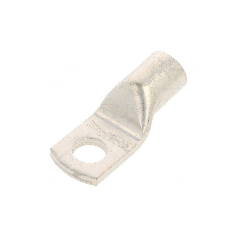Conector Inelar Tubular Cupru M10 70mm2 Crimpat | Electronic-mag.ro | Componente Electronice