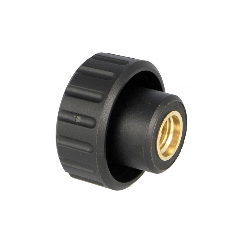 Buton Reglare Poliamidă Ø25mm M8x14mm H19mm | Electronic-mag.ro | Componente Electronice