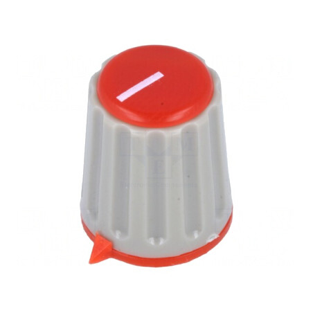 Buton rotativ cu indicator 6mm 15,3x18mm moletat | Electronic-mag.ro | Componente Electronice