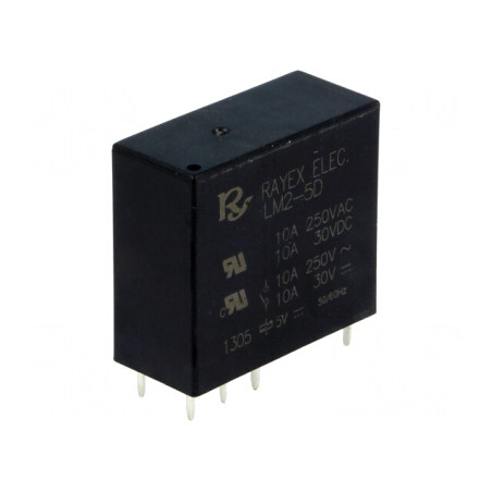 Releu Electromagnetic DPDT 5VDC 5A | Electronic-mag.ro | Componente Electronice