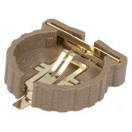 Suport Baterie CR1220 SMD Orizontal 4mm 12mm | Electronic-mag.ro | Componente Electronice
