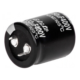 Condensator Electrolitic SNAP-IN 150uF 400V Ø25x31mm | Electronic-mag.ro | Componente Electronice