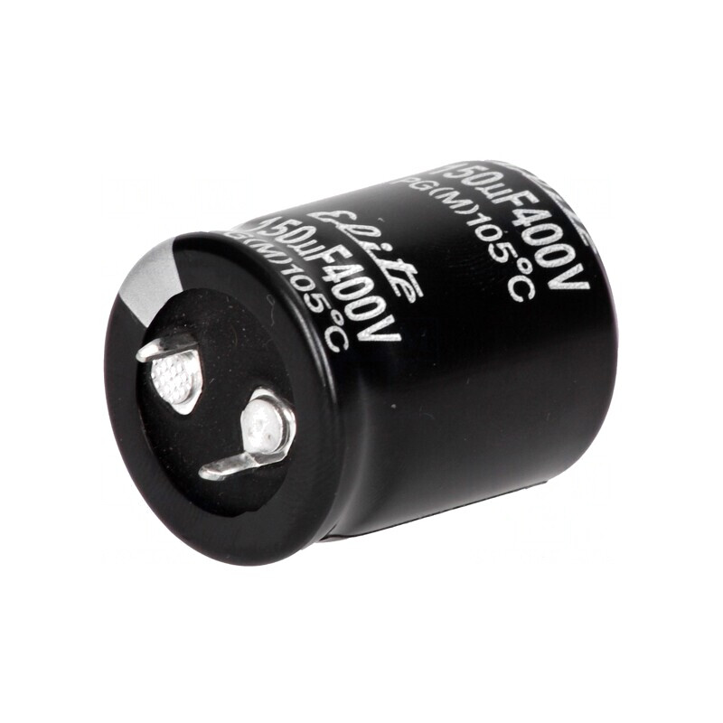 Condensator Electrolitic SNAP-IN 150uF 400V Ø25x31mm | Electronic-mag.ro | Componente Electronice