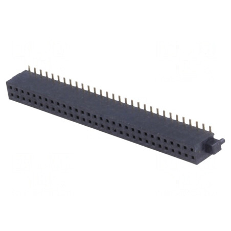 Soclu pini mamă 60 pini verticali 1,27mm SMT 2x30 | Electronic-mag.ro | Componente Electronice