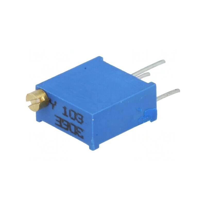 Potentiometru 10kΩ 500mW THT Multitură | Electronic-mag.ro | Componente Electronice