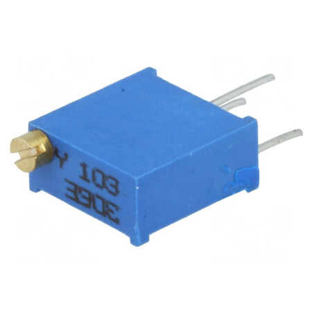 Potentiometru 10kΩ 500mW THT Multitură | Electronic-mag.ro | Componente Electronice