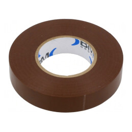 Bandă Electroizolantă PVC Maro 15mm x 25m | Electronic-mag.ro | Componente Electronice