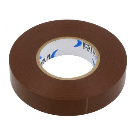 Bandă Electroizolantă PVC Maro 15mm x 25m | Electronic-mag.ro | Componente Electronice