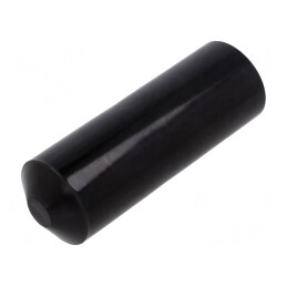 Cap termocontractabil cu adeziv 33mm L: 106mm negru | Electronic-mag.ro | Componente Electronice