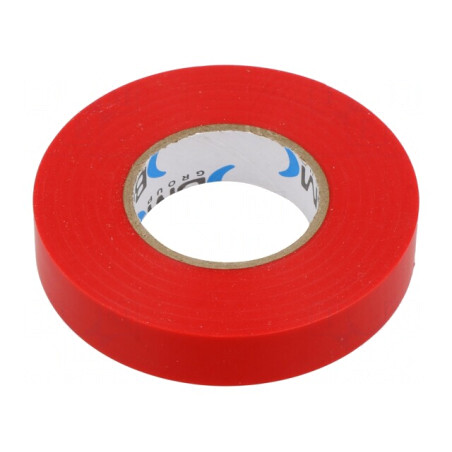 Bandă Electroizolantă Roșie 15mm x 25m 90°C | Electronic-mag.ro | Componente Electronice