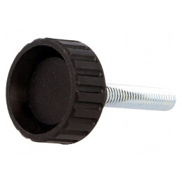 Buton de Reglare Poliamidă 32mm M8 40mm