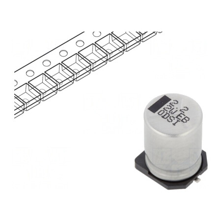 Condensator Electrolitic SMD 2,2uF 450V 10x13,5mm | Electronic-mag.ro | Componente Electronice