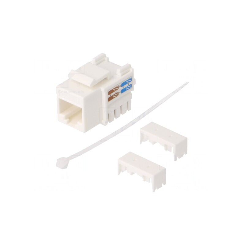 Soclu RJ45 Cat6 Keystone Alb | Electronic-mag.ro | Componente Electronice Soclu RJ45 Cat6 Keystone Alb | Electronic-mag.ro | Componente Electronice